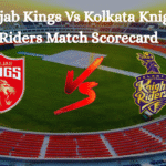 Punjab Kings Vs Kolkata Knight Riders Match Scorecard