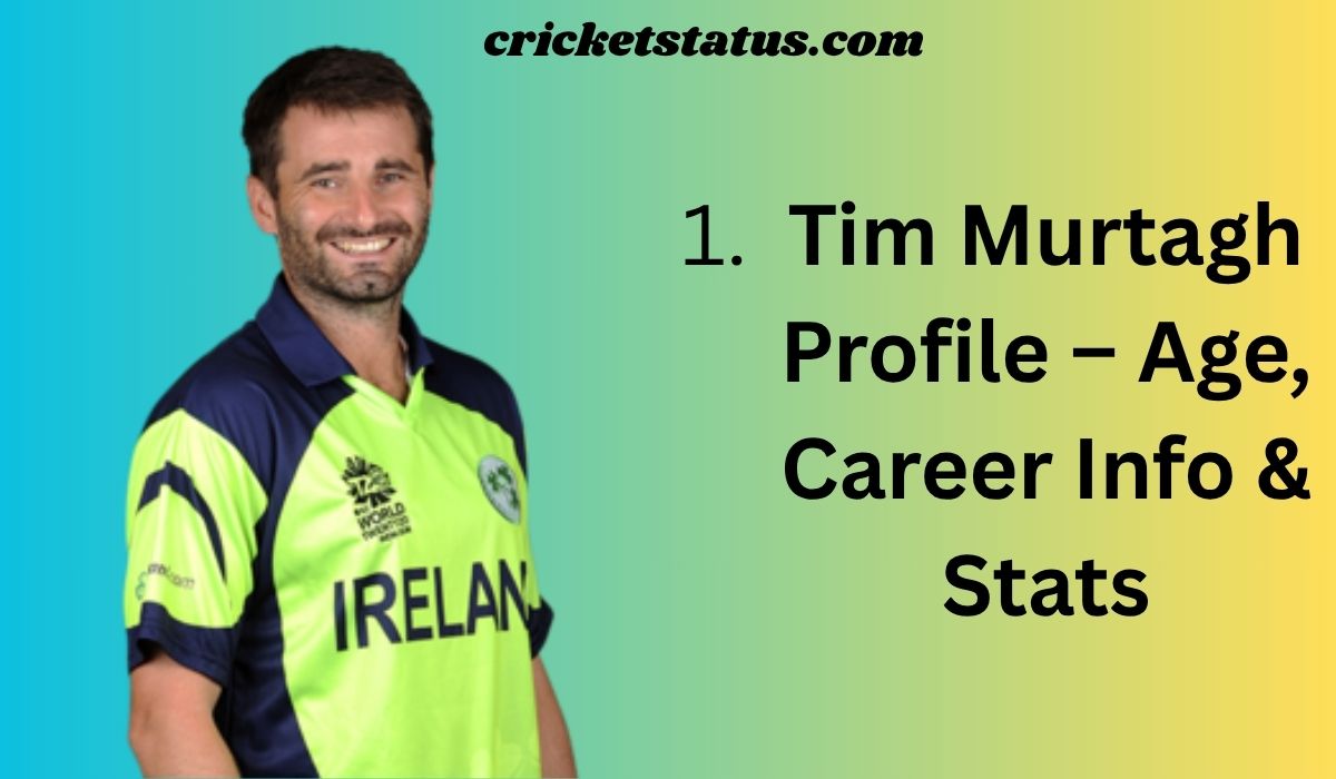 Tim Murtagh Profile – Age, Career Info & Stats