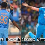 Jasprit Bumrah Jersey Number: The Story Behind 93