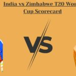 India vs Zimbabwe T20 World Cup Scorecard