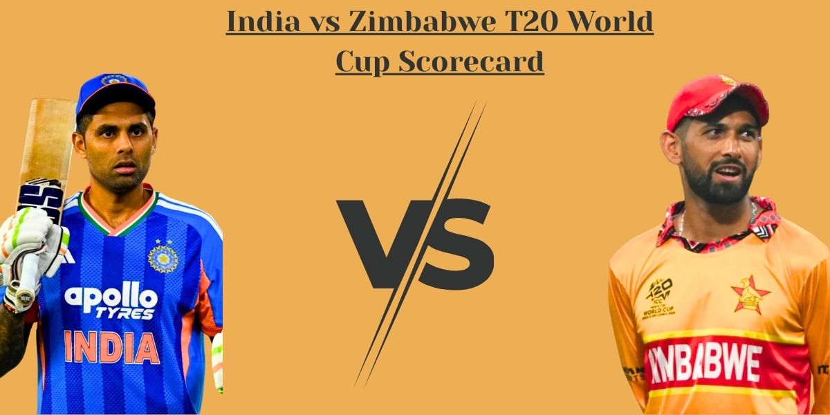 India vs Zimbabwe T20 World Cup Scorecard