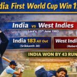 India First World Cup Win 1983 Scorecard – Full Match Details & Analysis