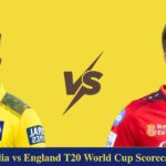 India vs England T20 World Cup Scorecard