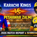 Karachi Kings vs Peshawar Zalmi Match Scorecard | Full Highlights & Stats