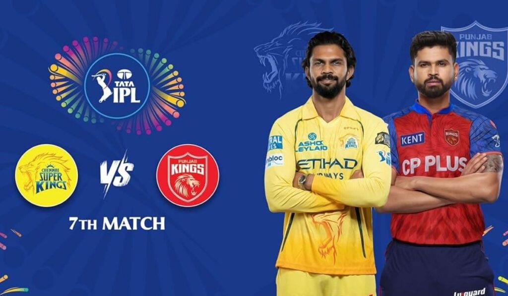 Chennai Super Kings vs Punjab Kings, 7th Match, Indian Premier League 2026 – Scorecard Match