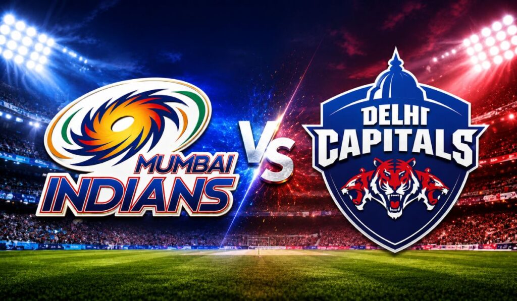 Mumbai Indians vs Delhi Capitals Timeline